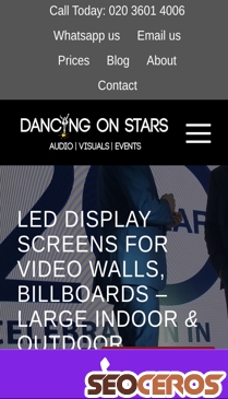 dancingonstars.co.uk/corporate-led-videowall mobil prikaz slike