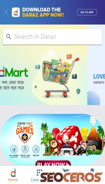 daraz.com.bd mobil náhľad obrázku