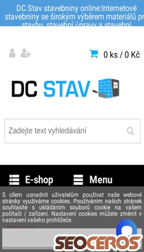 dcstavstavebniny.cz mobil preview