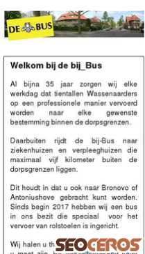 debijbus.nl mobil Vorschau