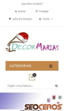 decormarias.com.br mobil náhled obrázku