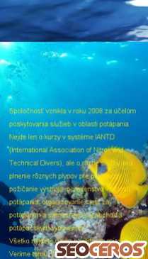 deepparadise.sk mobil prikaz slike