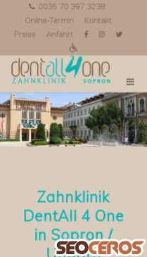 dentall4one.com mobil previzualizare