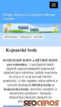 detsky-obleceni.cz/oddeleni/21694/kojenecke-body-detske-body mobil náhled obrázku