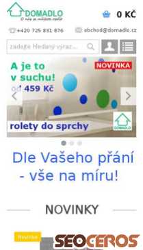 domadlo.cz mobil förhandsvisning