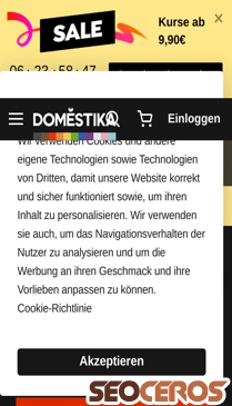 domestika.org mobil Vorschau