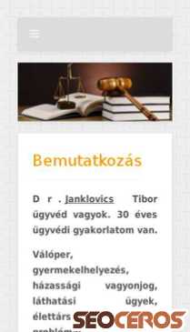 drjanklovics-valoper.hu mobil náhled obrázku