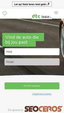dtc-lease.nl mobil náhled obrázku