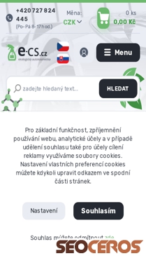 e-cs.cz mobil previzualizare