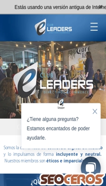 e-leaders.mx mobil preview
