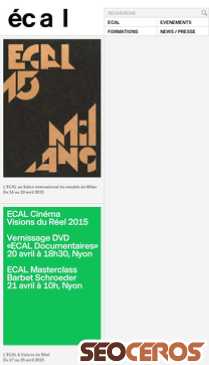 ecal.ch mobil preview
