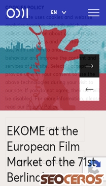ekome.media mobil vista previa