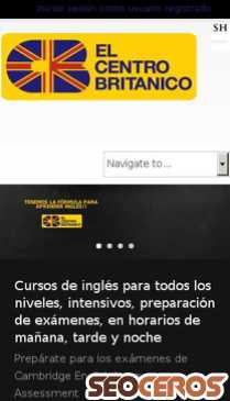 elcentrobritanico.es mobil náhled obrázku