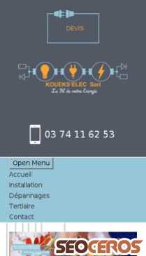 electricite-nord.fr mobil náhľad obrázku