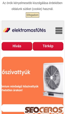 elektromosfutes.com mobil previzualizare