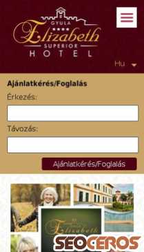 elizabeth-hotel.hu mobil előnézeti kép
