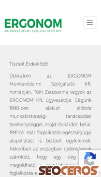 ergonom.hu mobil előnézeti kép