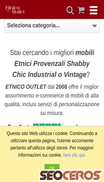 etnicoutlet.it mobil Vista previa