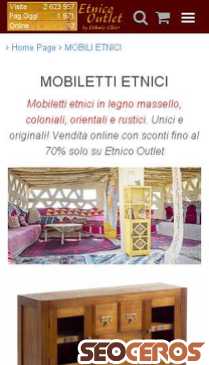 etnicoutlet.it/mobili-etnici/PICCOLI-MOBILI-ETNICI mobil förhandsvisning