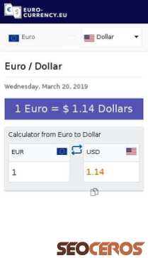euro-currency.eu mobil náhled obrázku