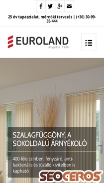 euroland.hu mobil náhled obrázku
