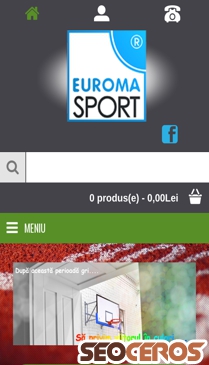 euromasport.ro mobil előnézeti kép