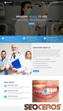 evethemes.com/demo/lp/health/preview/dentist.html mobil previzualizare
