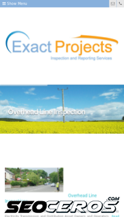 exactprojects.co.uk mobil Vorschau