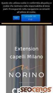 extensioncapelli-milano.it mobil vista previa