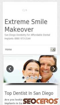 extremesmilemakeover.com mobil preview