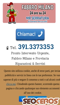 fabbro-a-milano.it mobil preview