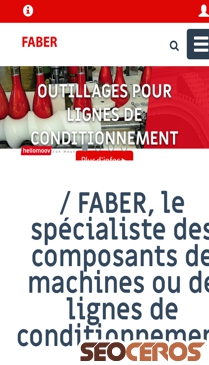 faber.fr mobil preview