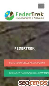 federtrek.org mobil anteprima