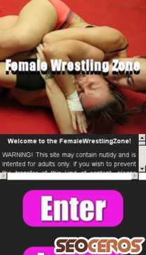 femalewrestlingzone.com mobil anteprima