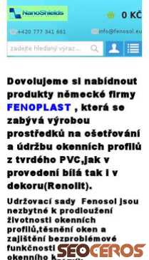 fenosol.eu mobil förhandsvisning