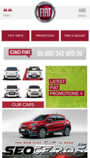 fiat.co.uk mobil preview