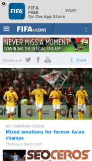 fifa.com mobil náhľad obrázku