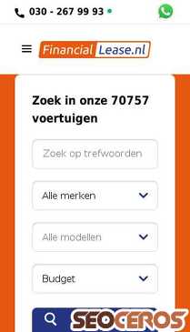 financiallease.nl mobil náhľad obrázku