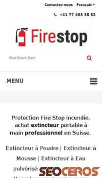 fire-stop.ch mobil obraz podglądowy