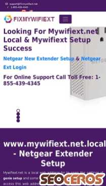 fixmywifiext.net mobil náhľad obrázku