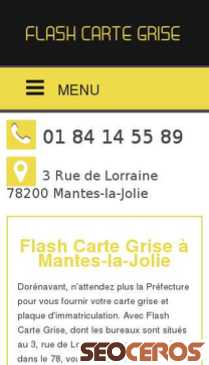 flash-carte-grise.fr mobil Vista previa