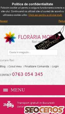 florariamobila.ro/buchetul-zilei.html mobil anteprima