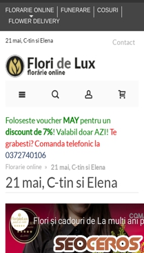floridelux.ro/21-mai mobil vista previa