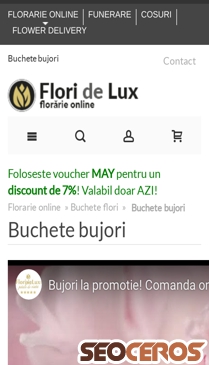 floridelux.ro/buchete-flori/buchete-bujori mobil náhled obrázku