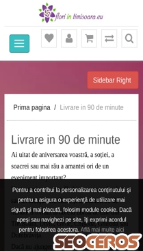floriintimisoara.eu/90-de-minute mobil Vista previa