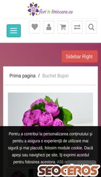 floriintimisoara.eu/buchet-bujori mobil obraz podglądowy