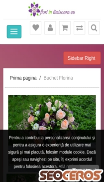 floriintimisoara.eu/buchet-florina mobil náhled obrázku