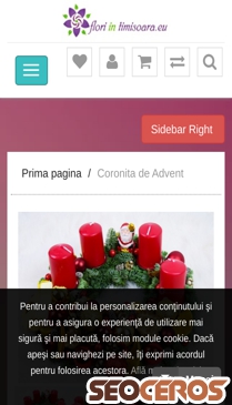 floriintimisoara.eu/coronita-advent mobil náhľad obrázku