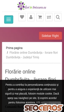 floriintimisoara.eu/florarie-online-dumbravita mobil előnézeti kép