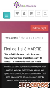 floriintimisoara.eu/flori-de-1-si-8-martie mobil previzualizare